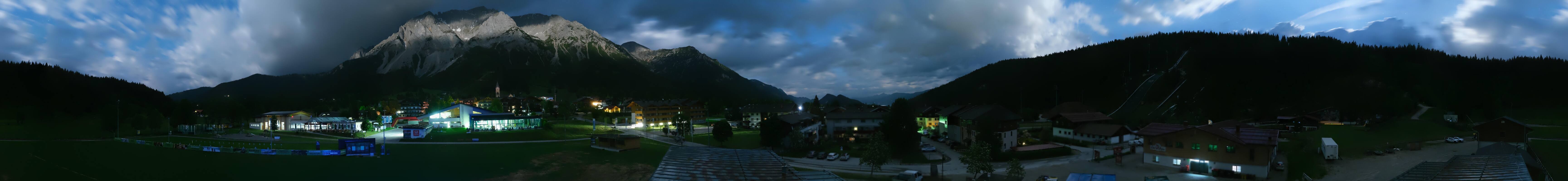 Archived image Webcam Panoramic view Ramsau ski stadium