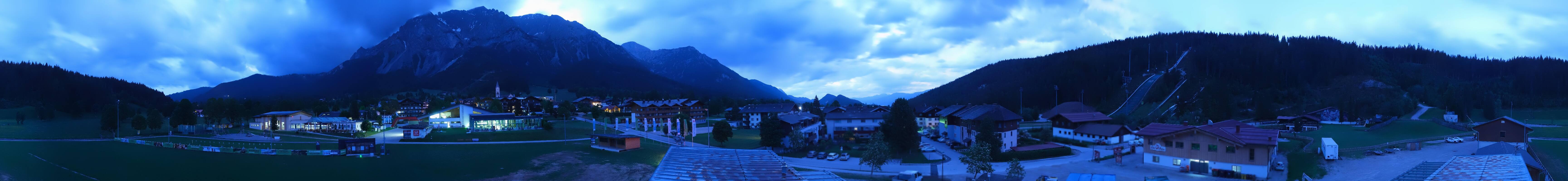 Archived image Webcam Panoramic view Ramsau ski stadium