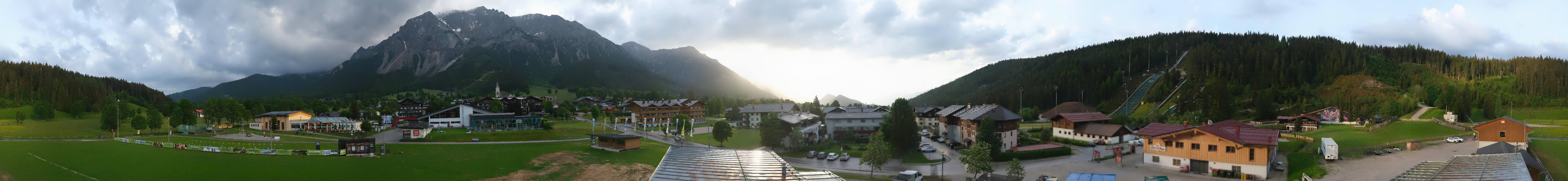 Archived image Webcam Panoramic view Ramsau ski stadium