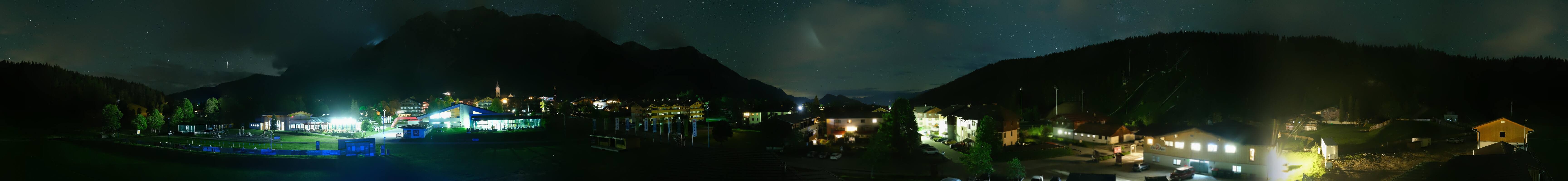 Archived image Webcam Panoramic view Ramsau ski stadium