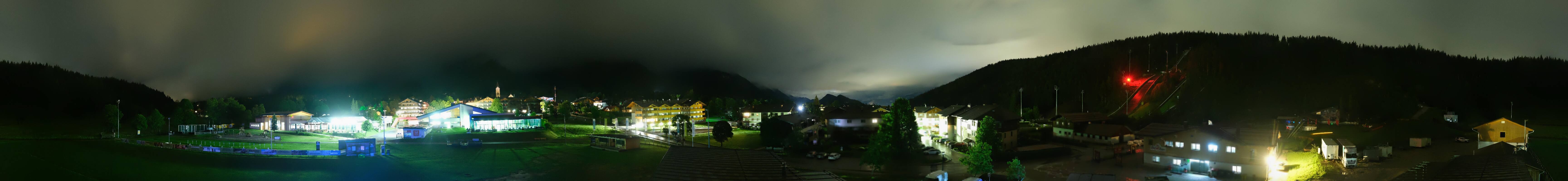 Archived image Webcam Panoramic view Ramsau ski stadium