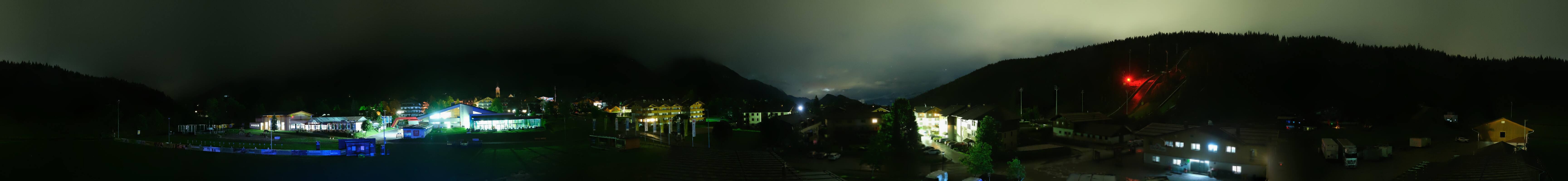 Archived image Webcam Panoramic view Ramsau ski stadium