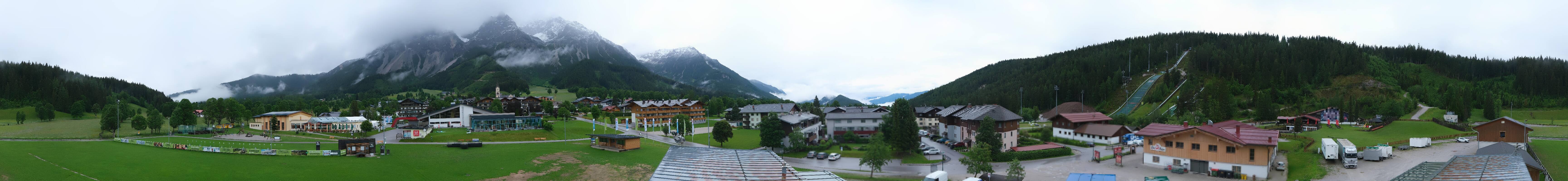 Archived image Webcam Panoramic view Ramsau ski stadium