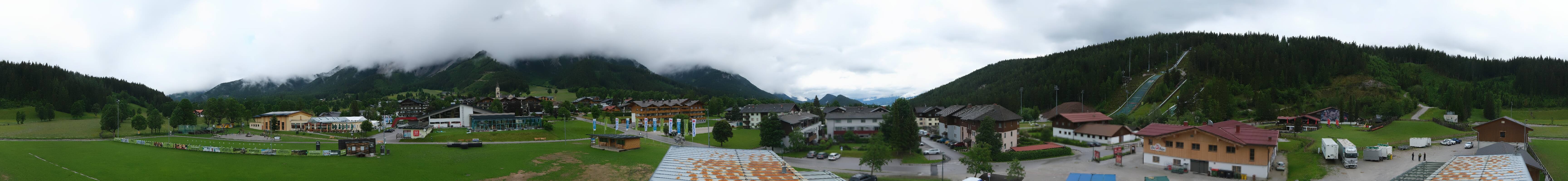 Archived image Webcam Panoramic view Ramsau ski stadium