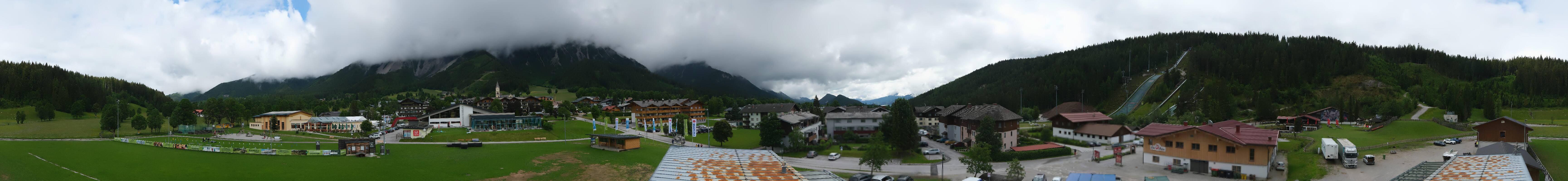 Archived image Webcam Panoramic view Ramsau ski stadium