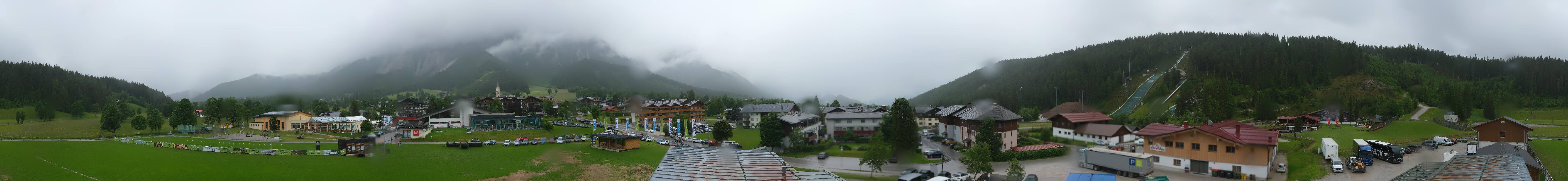 Archived image Webcam Panoramic view Ramsau ski stadium