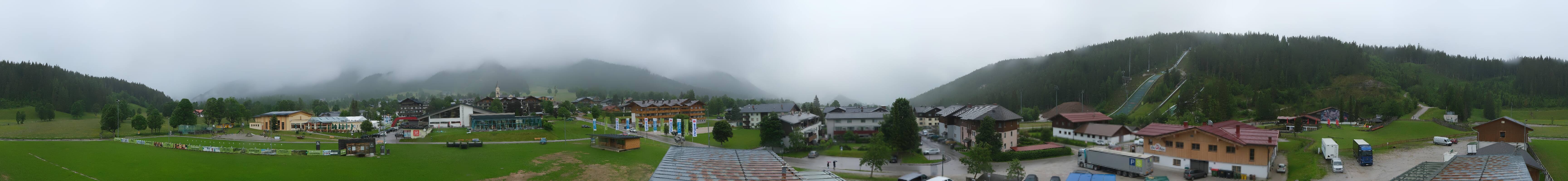 Archived image Webcam Panoramic view Ramsau ski stadium