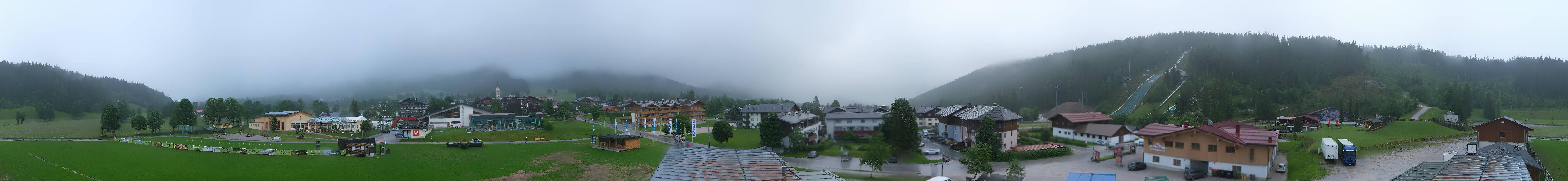 Archived image Webcam Panoramic view Ramsau ski stadium