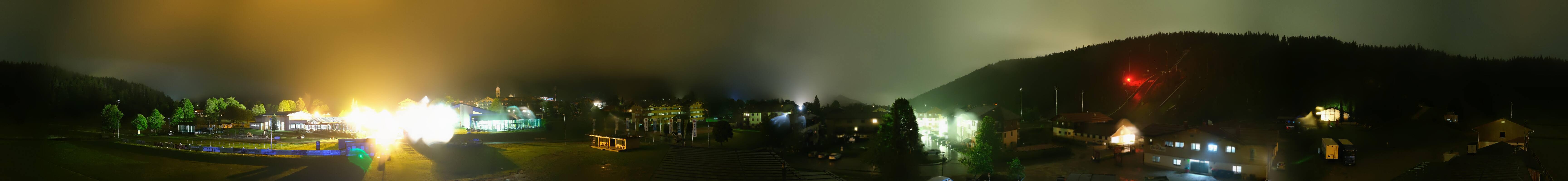 Archived image Webcam Panoramic view Ramsau ski stadium