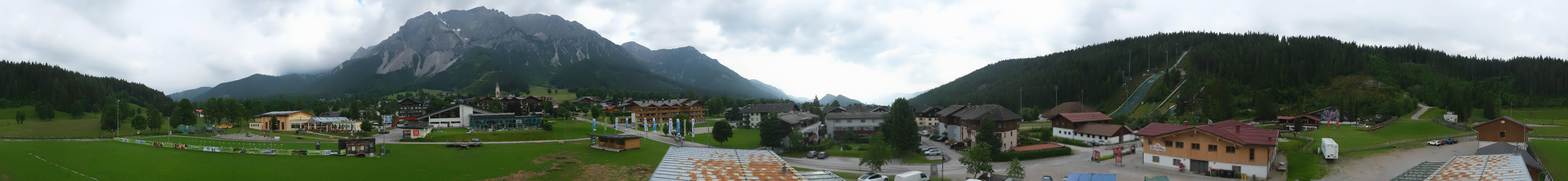 Archived image Webcam Panoramic view Ramsau ski stadium