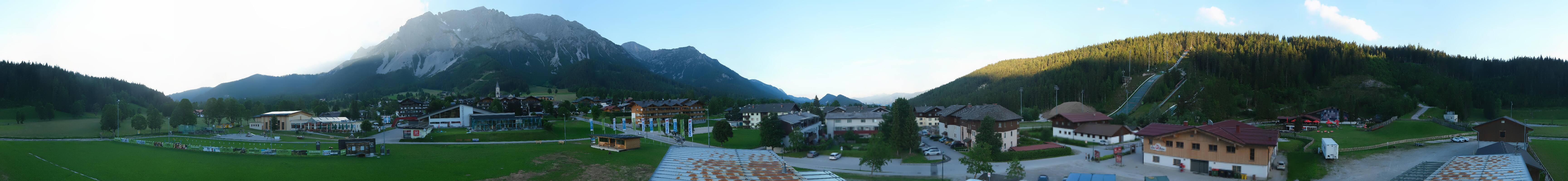 Archived image Webcam Panoramic view Ramsau ski stadium