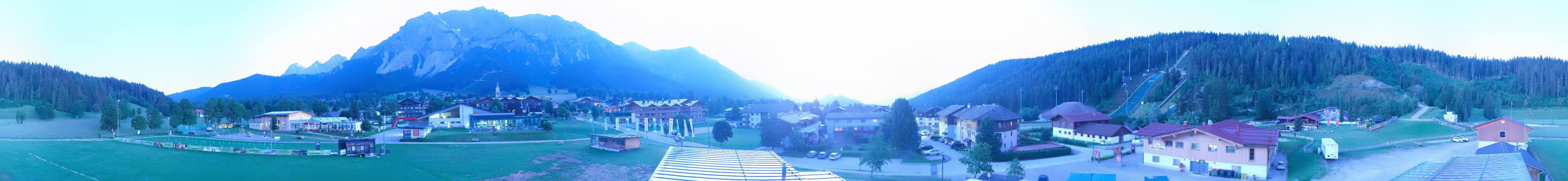 Archived image Webcam Panoramic view Ramsau ski stadium