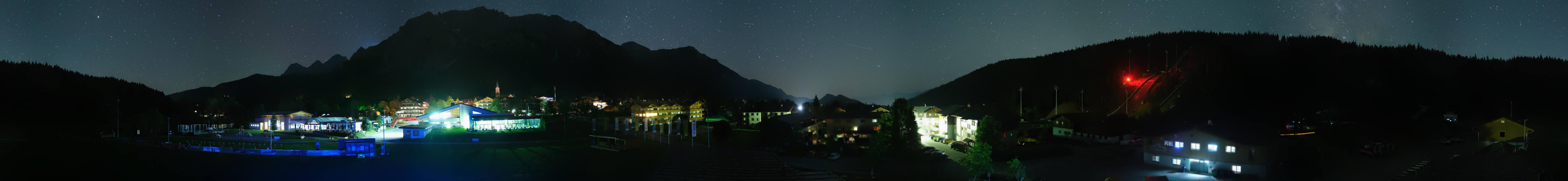 Archived image Webcam Panoramic view Ramsau ski stadium