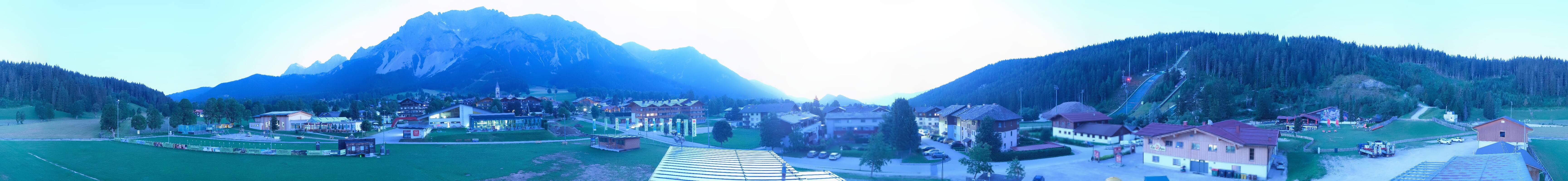 Archived image Webcam Panoramic view Ramsau ski stadium