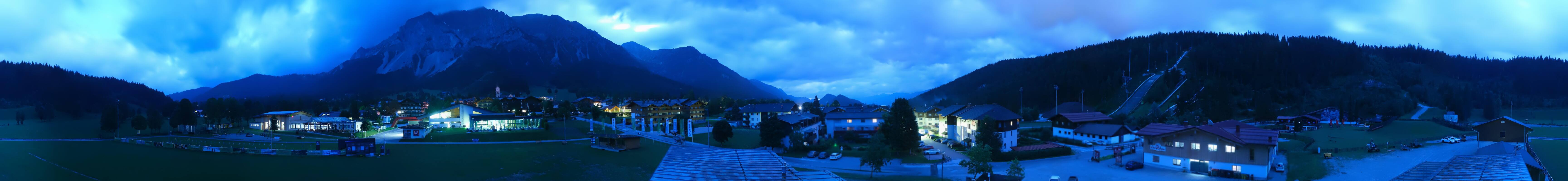 Archived image Webcam Panoramic view Ramsau ski stadium