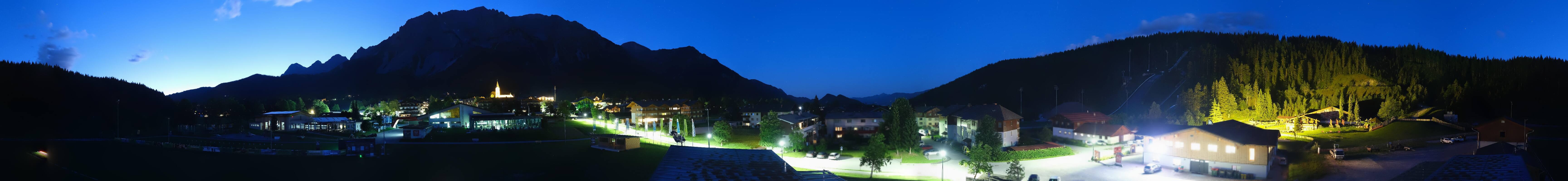 Archived image Webcam Panoramic view Ramsau ski stadium