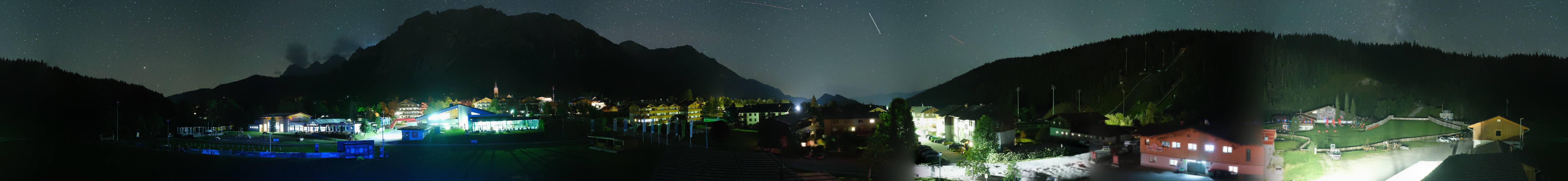 Archived image Webcam Panoramic view Ramsau ski stadium