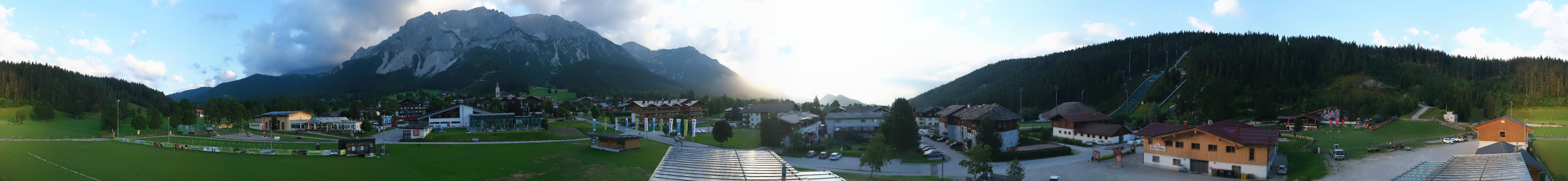 Archived image Webcam Panoramic view Ramsau ski stadium
