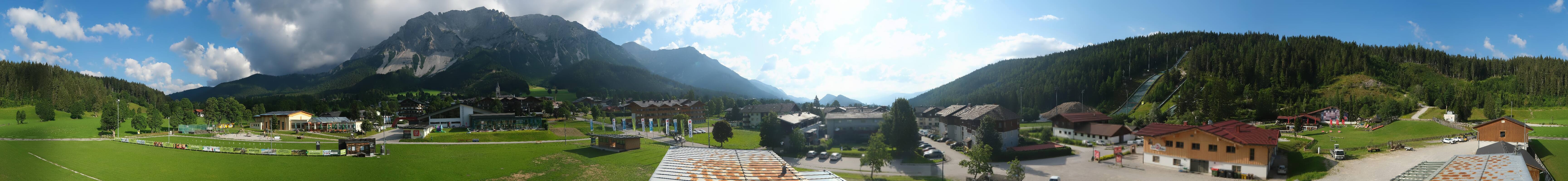 Archived image Webcam Panoramic view Ramsau ski stadium