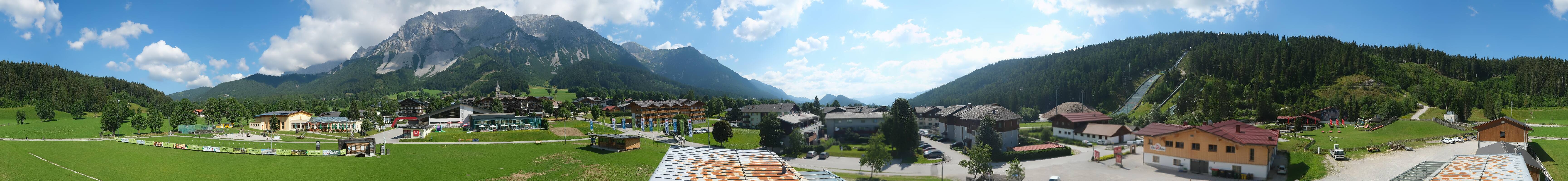 Archived image Webcam Panoramic view Ramsau ski stadium