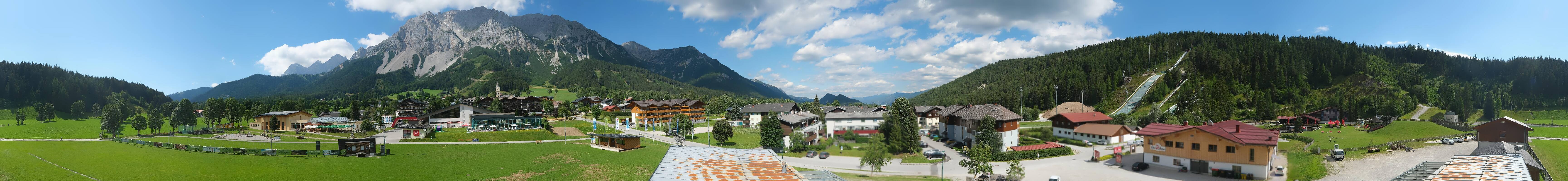 Archived image Webcam Panoramic view Ramsau ski stadium