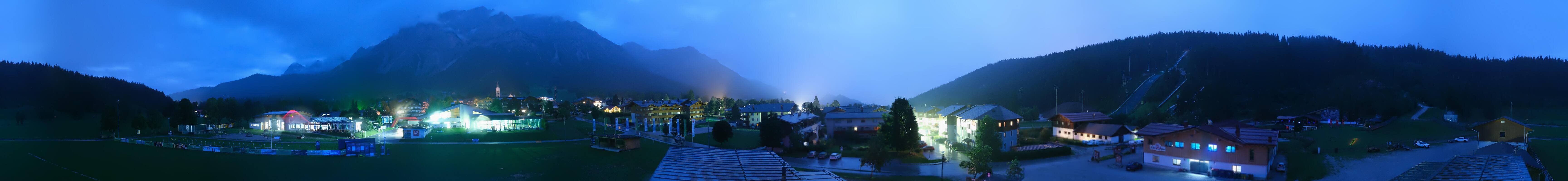 Archived image Webcam Panoramic view Ramsau ski stadium