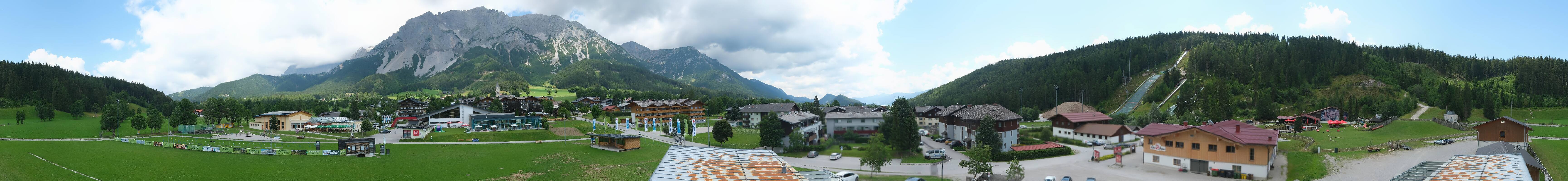 Archived image Webcam Panoramic view Ramsau ski stadium