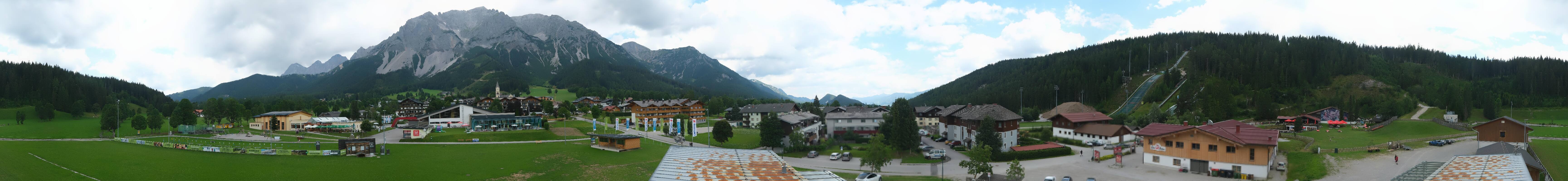 Archived image Webcam Panoramic view Ramsau ski stadium