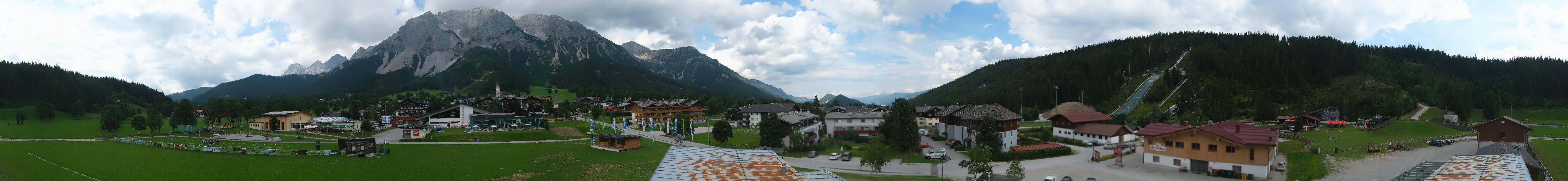 Archived image Webcam Panoramic view Ramsau ski stadium