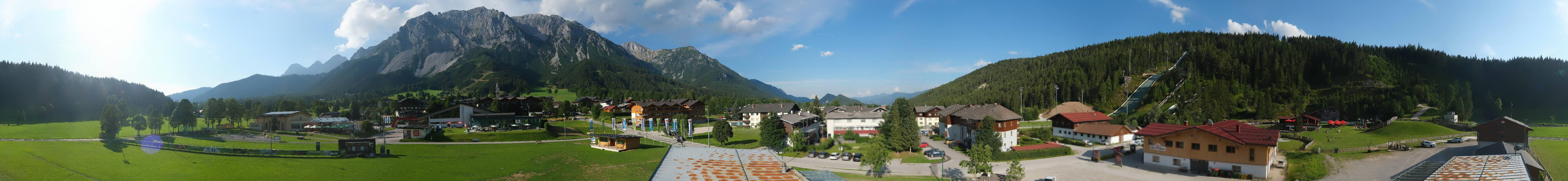 Archived image Webcam Panoramic view Ramsau ski stadium