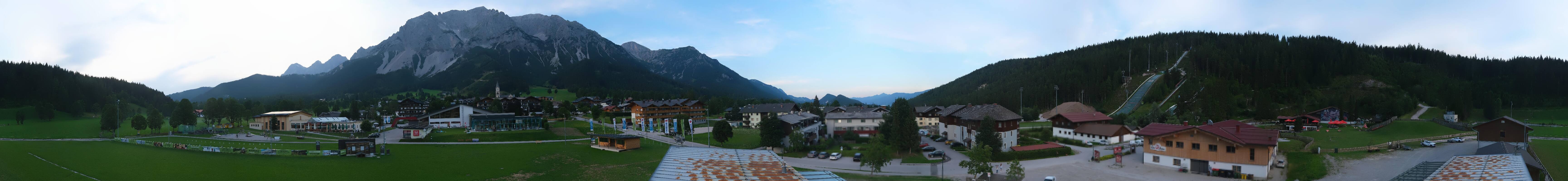 Archived image Webcam Panoramic view Ramsau ski stadium