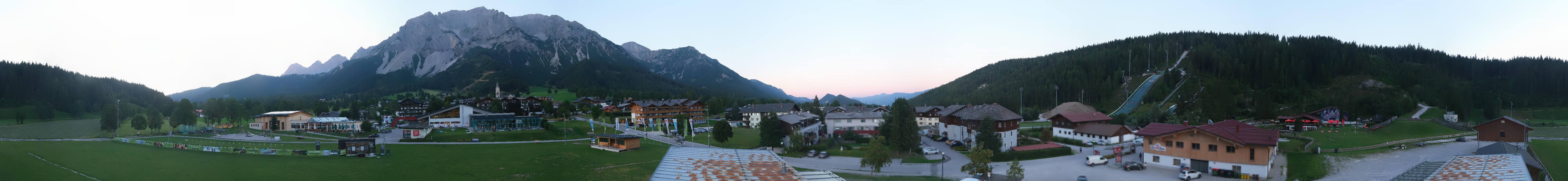 Archived image Webcam Panoramic view Ramsau ski stadium