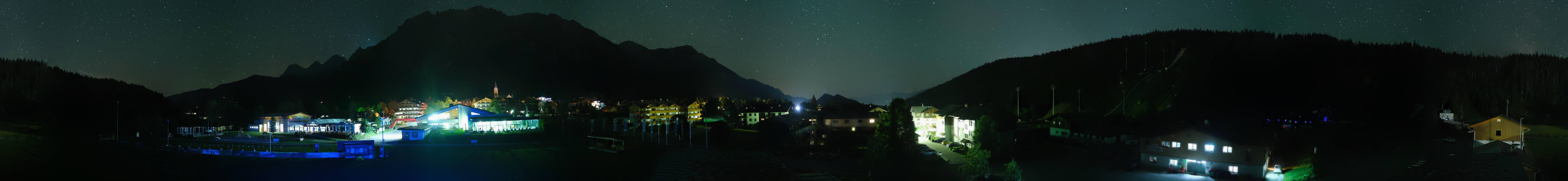 Archived image Webcam Panoramic view Ramsau ski stadium