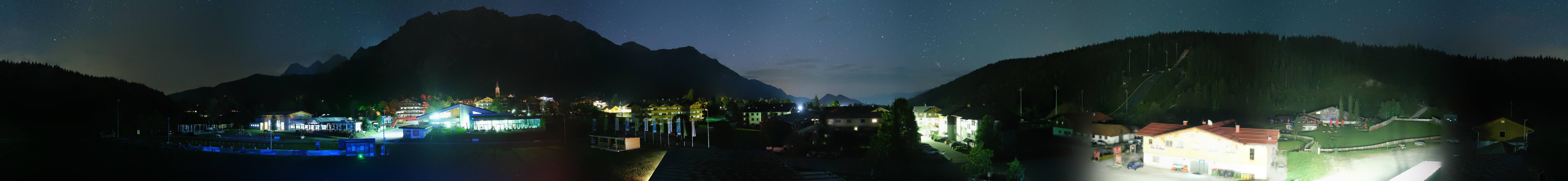Archived image Webcam Panoramic view Ramsau ski stadium