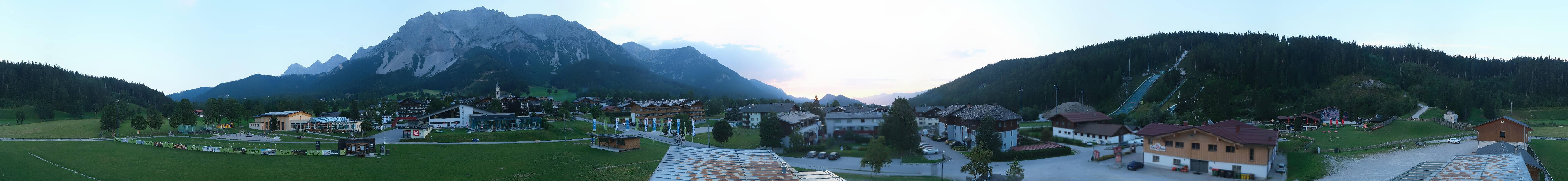 Archived image Webcam Panoramic view Ramsau ski stadium