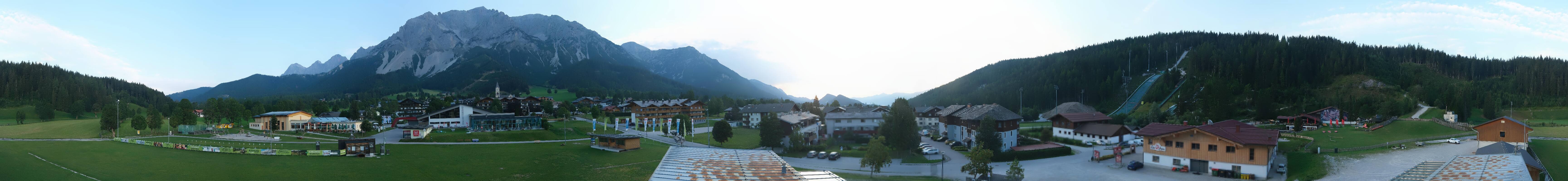 Archived image Webcam Panoramic view Ramsau ski stadium