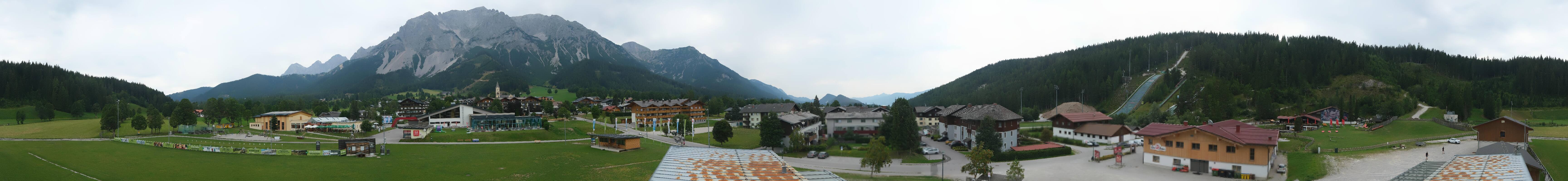 Archived image Webcam Panoramic view Ramsau ski stadium