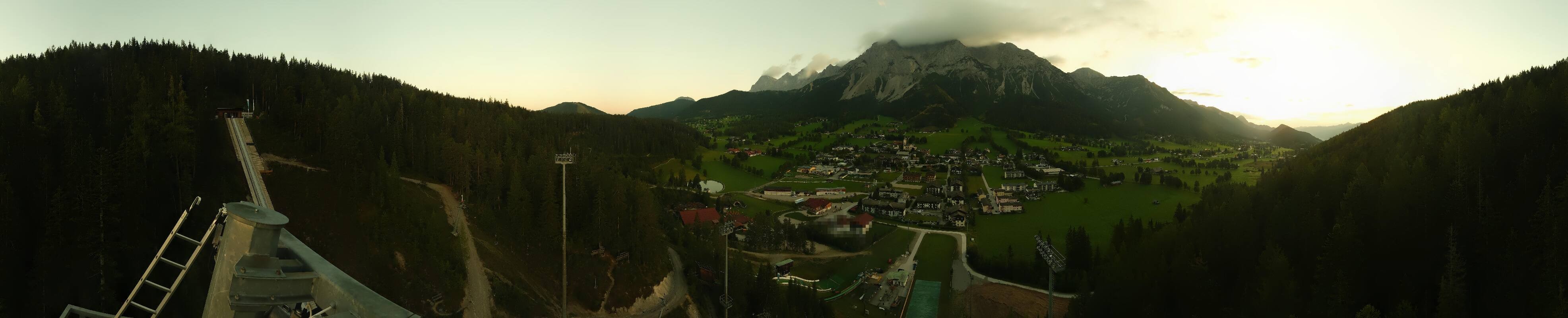 Archived image Webcam Panoramic view Ramsau ski stadium