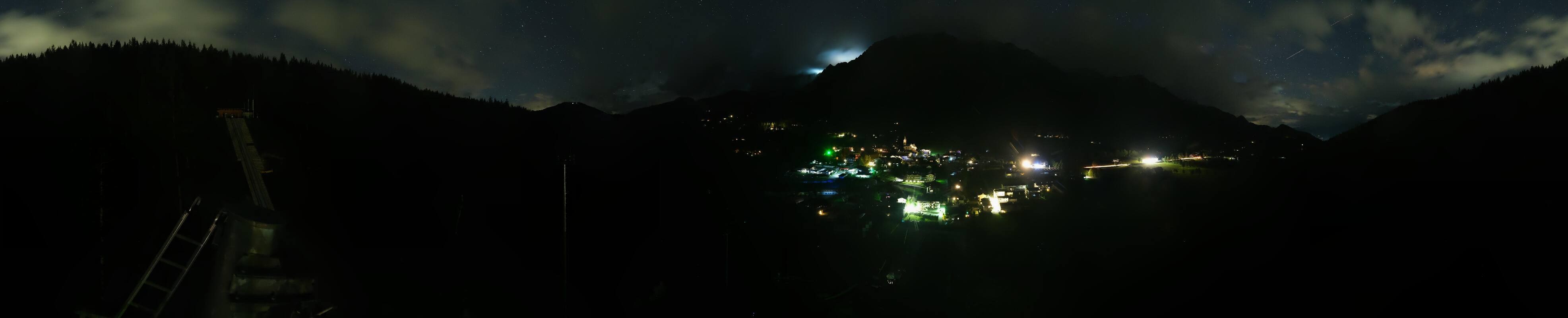 Archived image Webcam Panoramic view Ramsau ski stadium