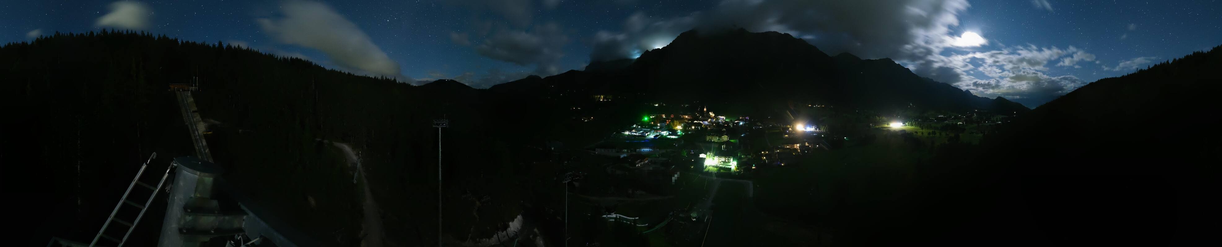Archived image Webcam Panoramic view Ramsau ski stadium