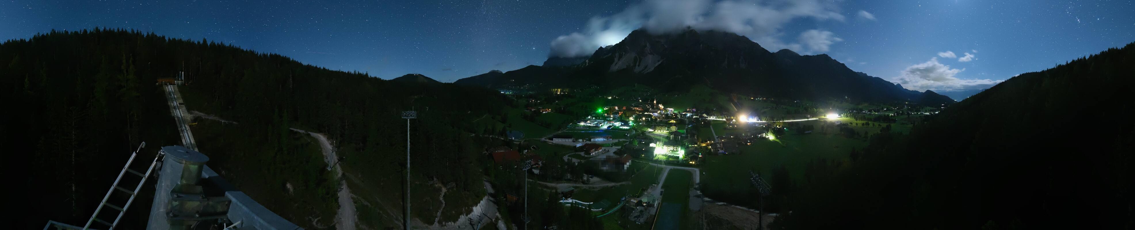 Archived image Webcam Panoramic view Ramsau ski stadium