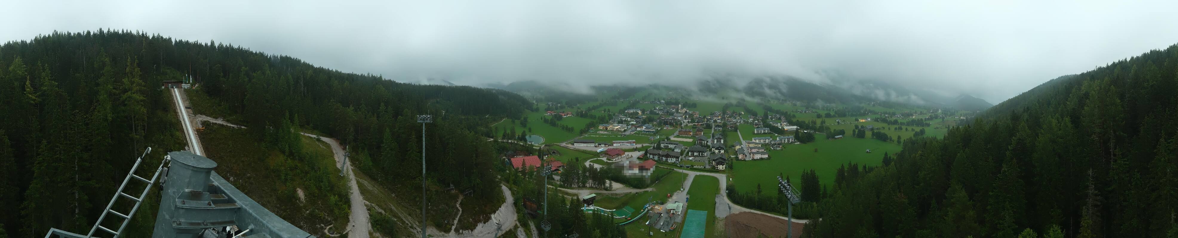 Archived image Webcam Panoramic view Ramsau ski stadium