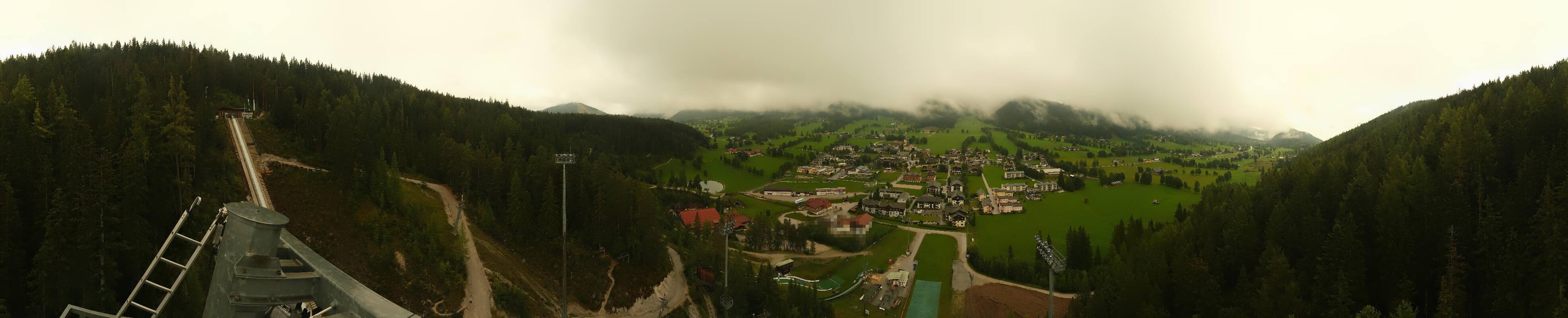 Archived image Webcam Panoramic view Ramsau ski stadium