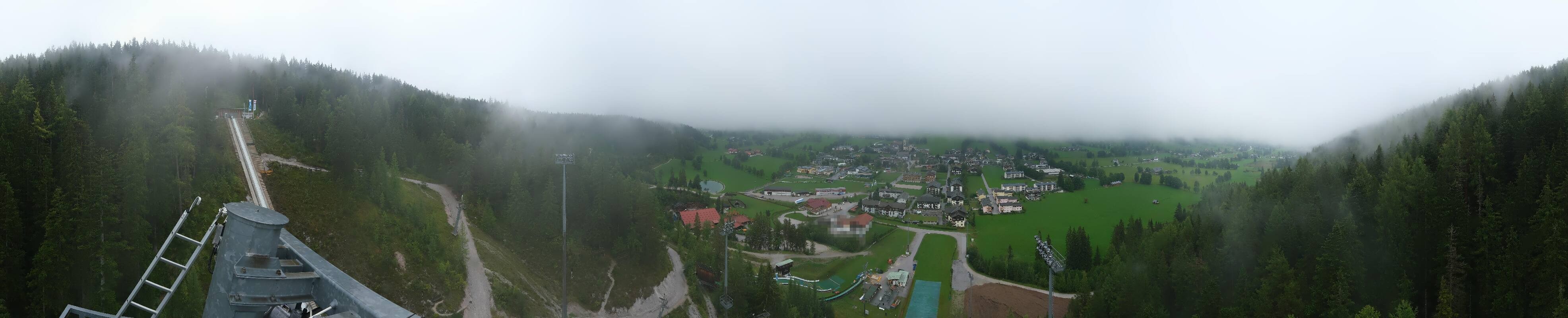 Archived image Webcam Panoramic view Ramsau ski stadium