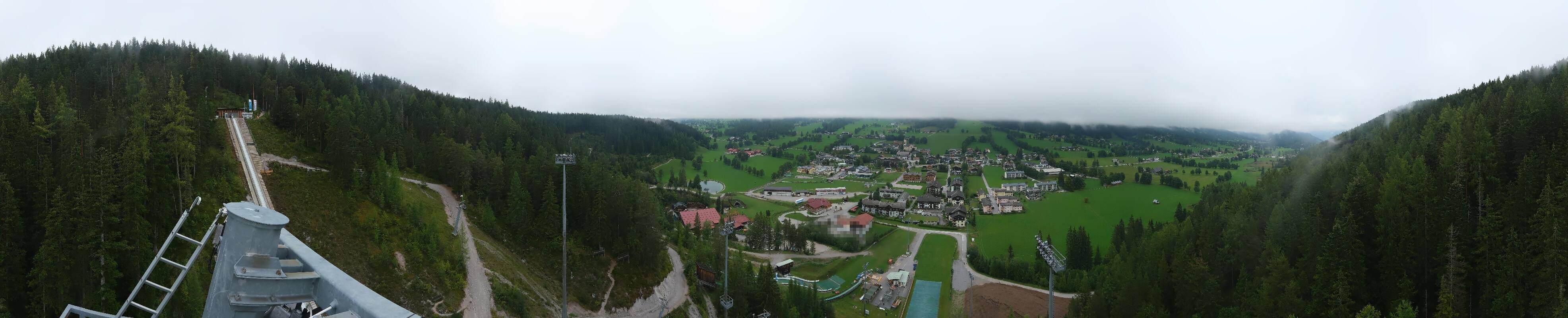 Archived image Webcam Panoramic view Ramsau ski stadium