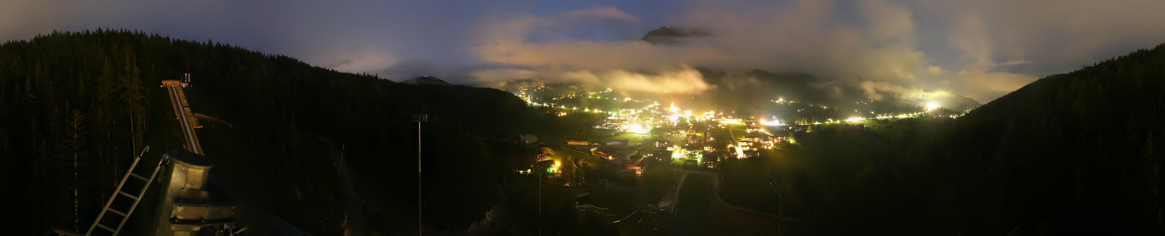 Archived image Webcam Panoramic view Ramsau ski stadium