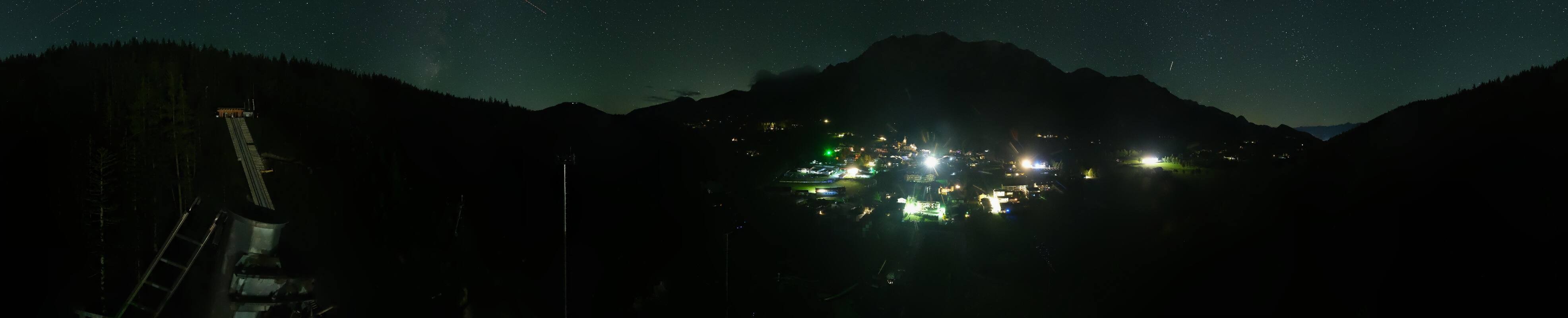 Archived image Webcam Panoramic view Ramsau ski stadium