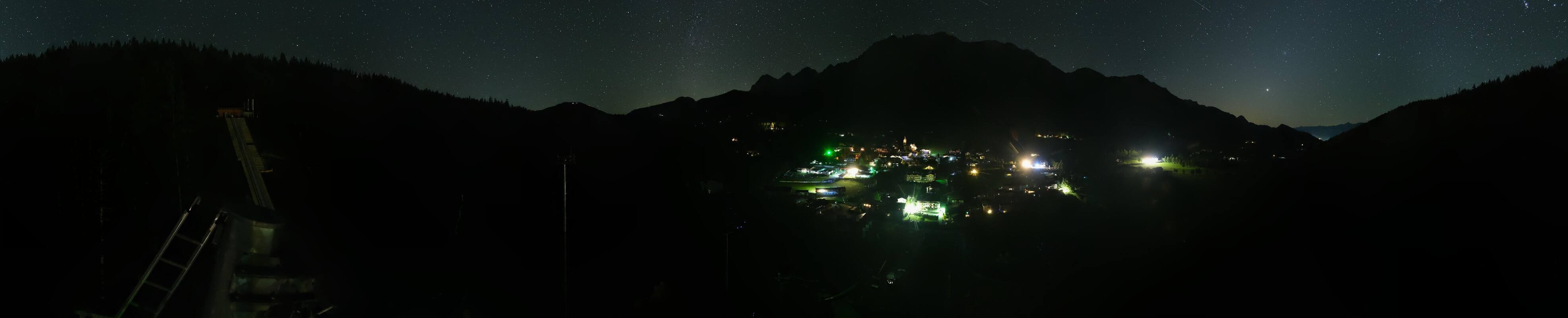 Archived image Webcam Panoramic view Ramsau ski stadium