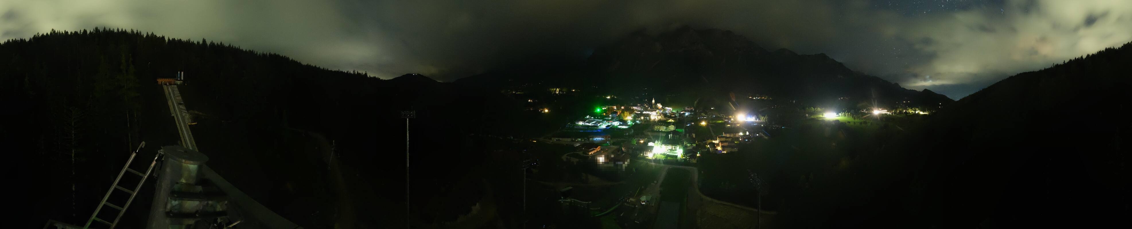 Archived image Webcam Panoramic view Ramsau ski stadium