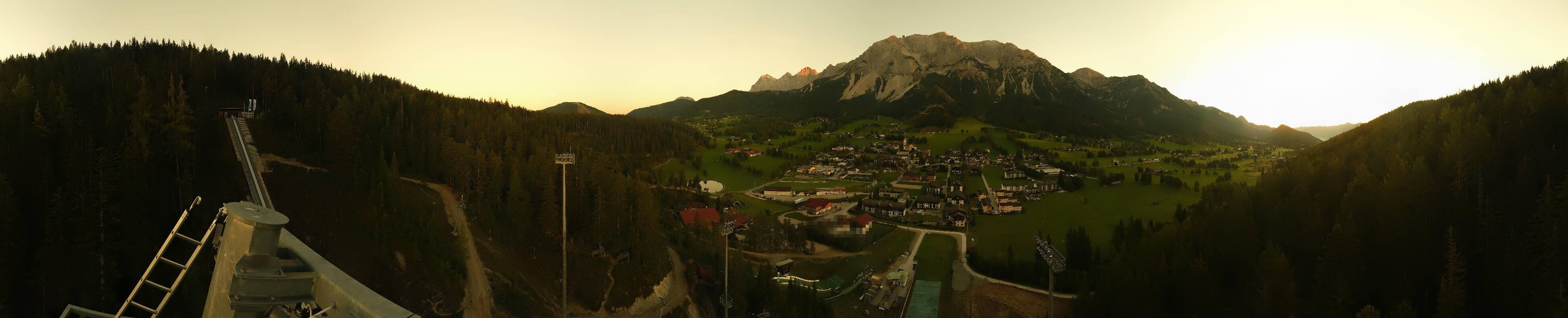Archived image Webcam Panoramic view Ramsau ski stadium